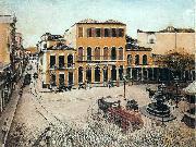 Jan Preisler View of Saude Square oil painting on canvas